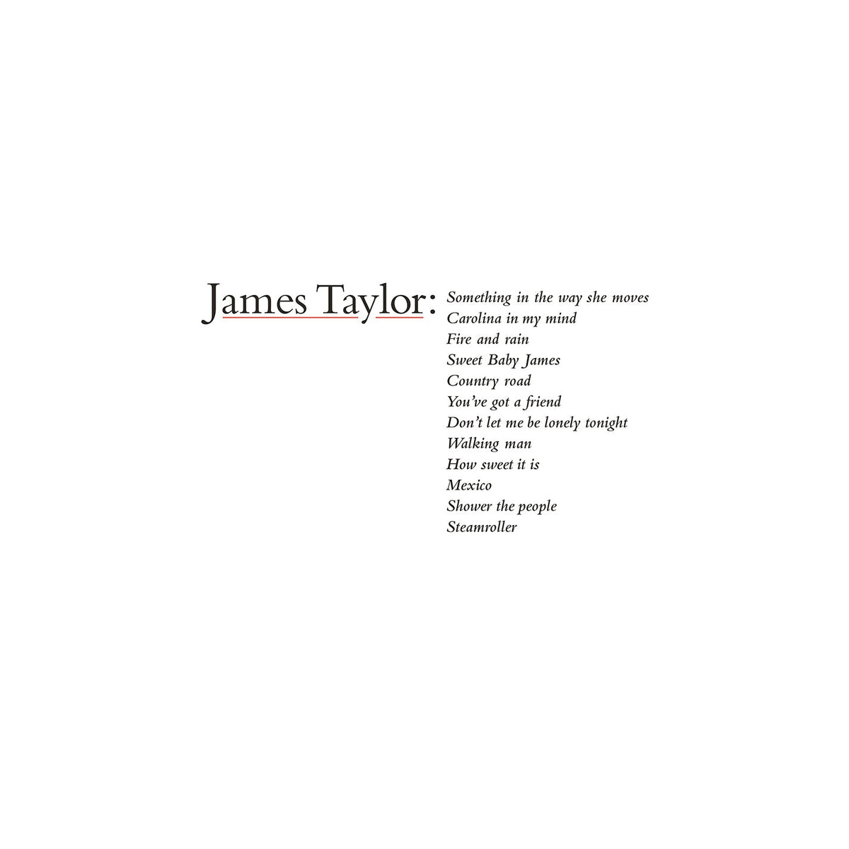 James Taylor - James Taylor's Greatest Hits (2019 Remaster)