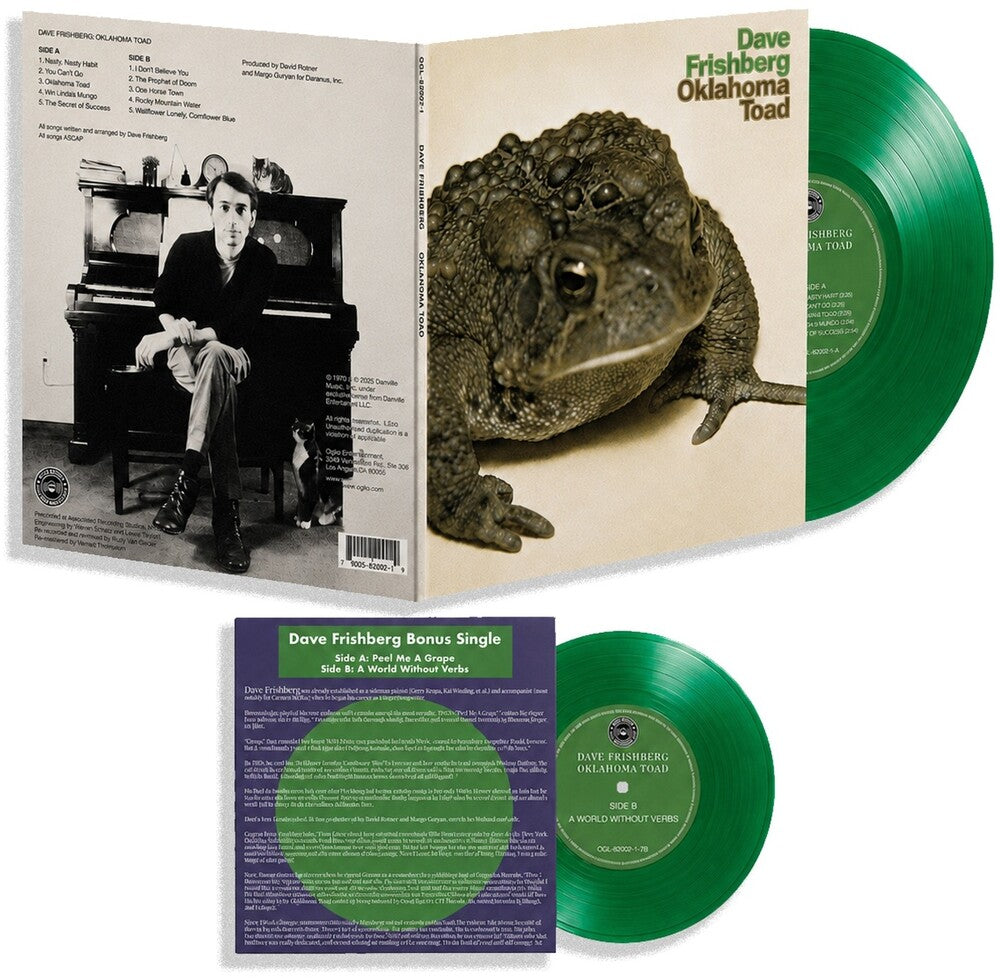 Dave Frishberg - Oklahoma Toad LP (Colored, Grn, Wsv, Reissue) (Preorder: Ships October 16, 2026)