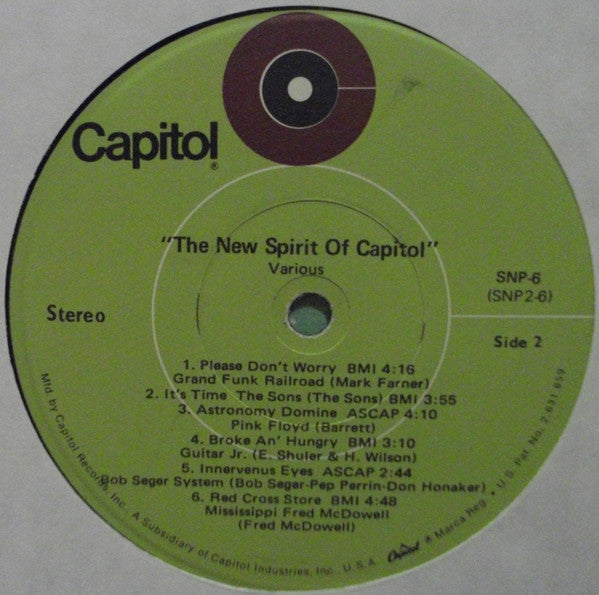 Various - The New Spirit Of Capitol (LP) (Mint (M))
