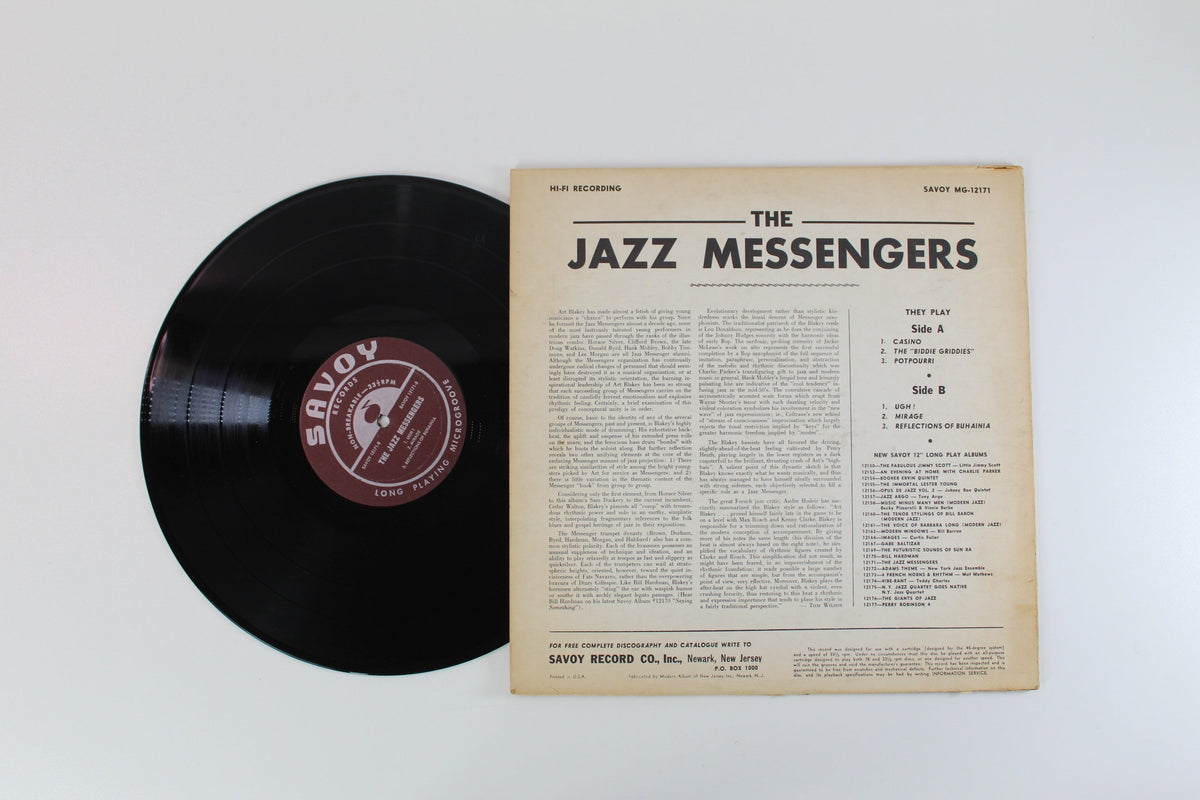 Art Blakey & The Jazz Messengers - Art Blakey And The Jazz Messengers on Savoy Records – Reissue