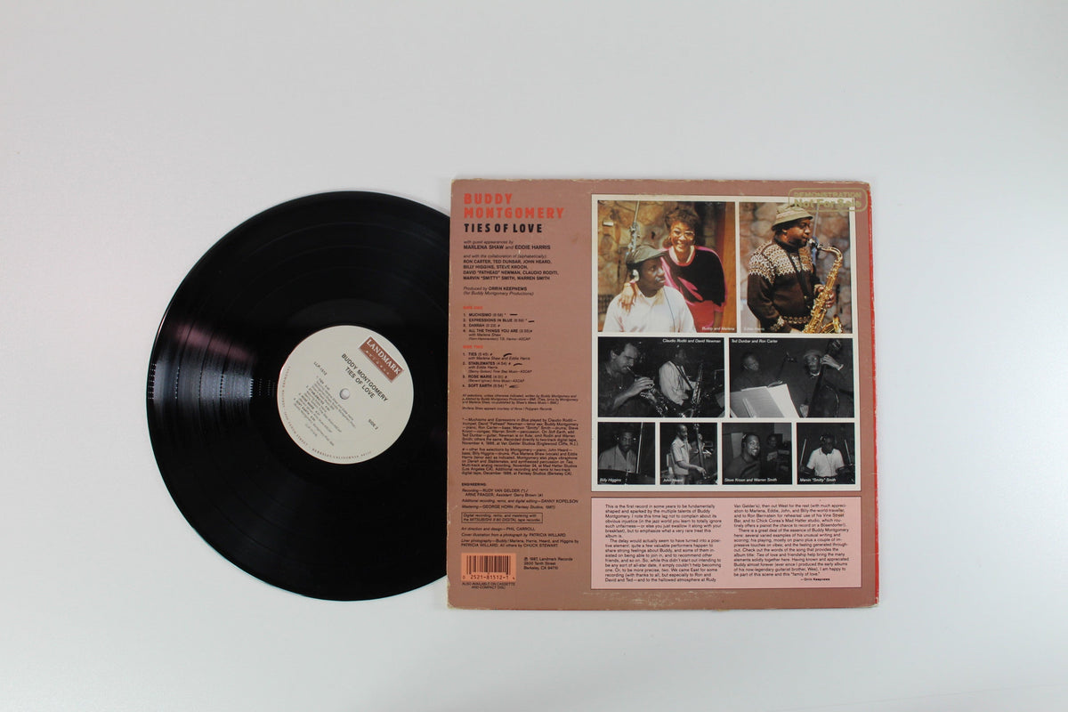 Buddy Montgomery - Ties Of Love on Landmark Records