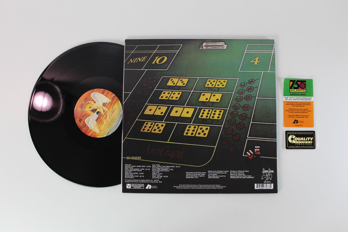 Bad Company - Straight Shooter on Analogue Productions - Atlantic 75 Audiophile Series