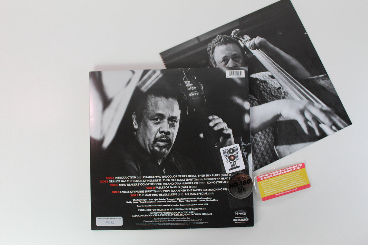 Charles Mingus - The Lost Album From Ronnie Scott's on Resonance Records - Record Store Day - Numbered