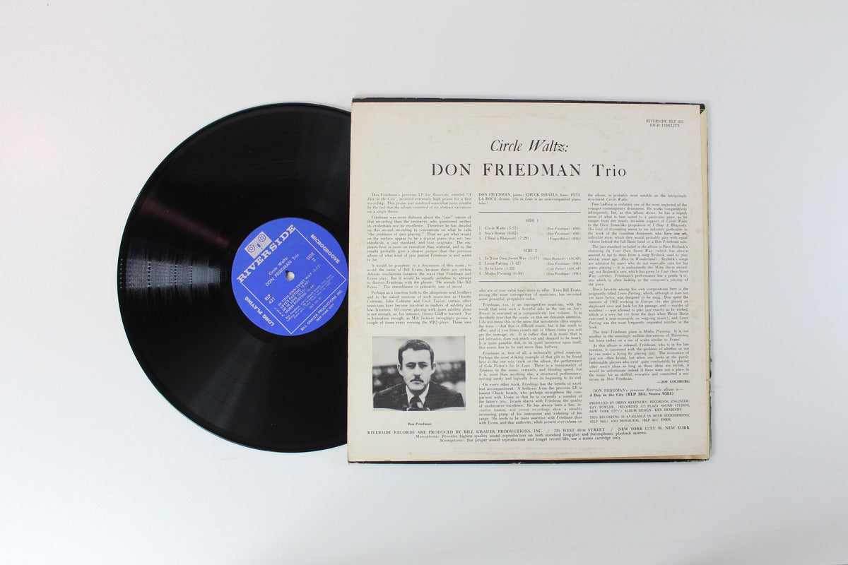 Don Friedman Trio - Circle Waltz on Riverside Mono