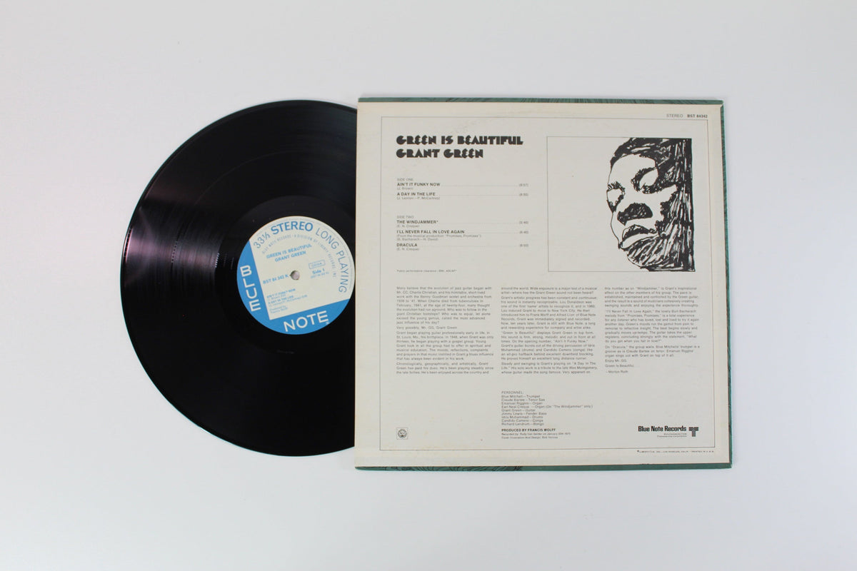 Grant Green - Green Is Beautiful on Blue Note - German Pressing