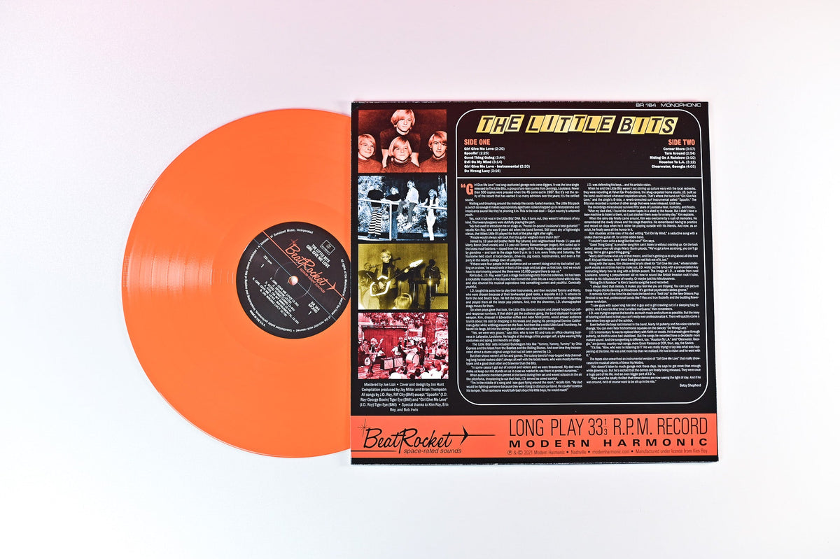 The Little Bits - Girl Give Me Love on BeatRocket - Orange Vinyl