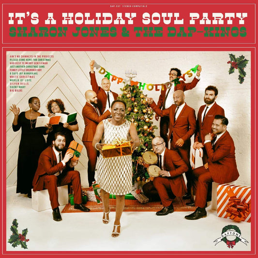 Sharon Jones & The Dap-Kings – It's A Holiday Soul Party LP (Candy Cane Vinyl, Download)