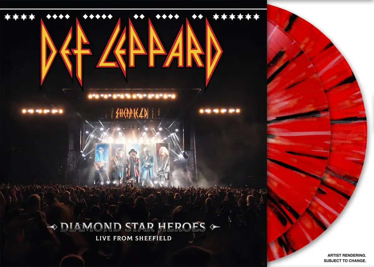 Def Leppard - Diamond Star Heroes: Live From Sheffield [Black & Red Vinyl]