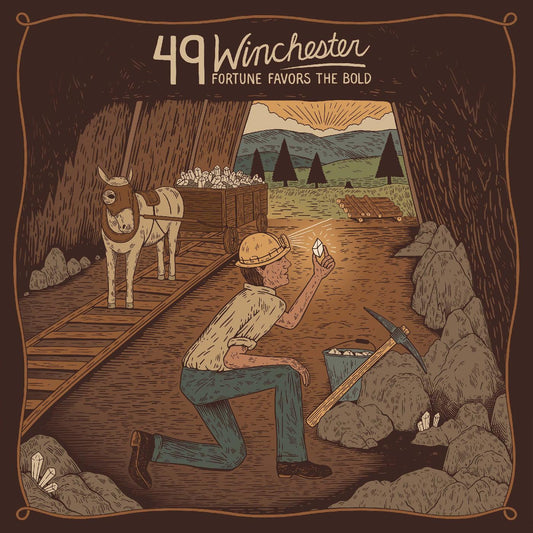 49 Winchester - Fortune Favors the Bold [Red, Marigold & Green Splatter Vinyl]