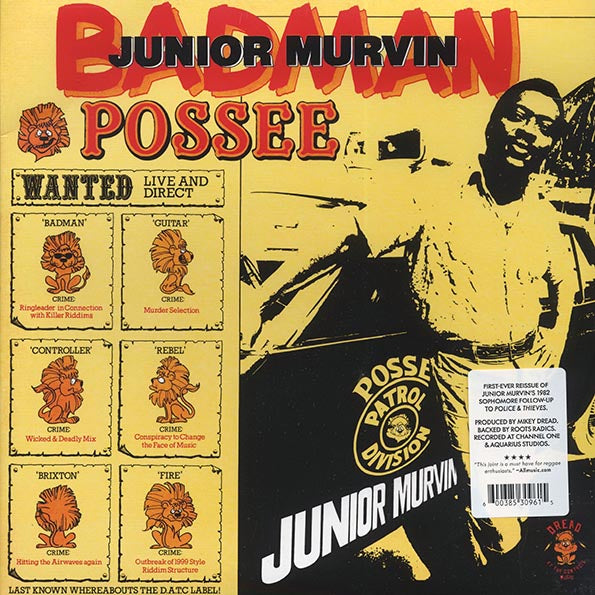 Jr. Murvin - Bad Man Posse LP