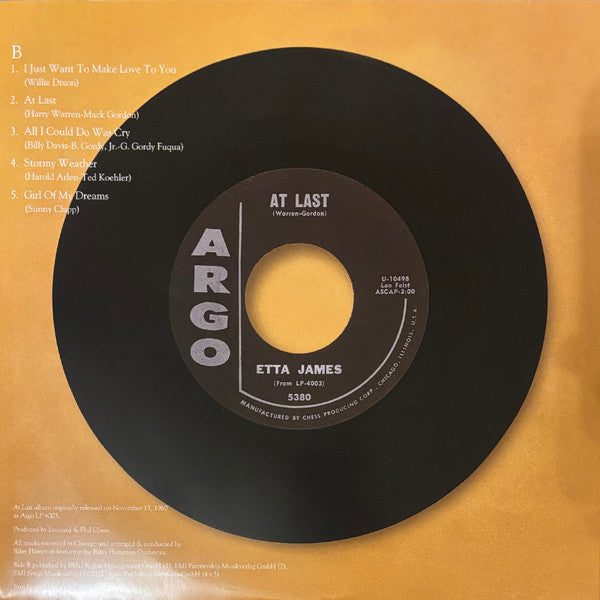 Etta James - At Last! (LP) (Mint (M)) USED