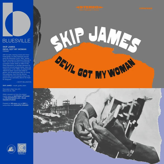 Skip James - Devil Got My Woman - 2026 Bluesville LP (180g with tip-on jacket + obi)