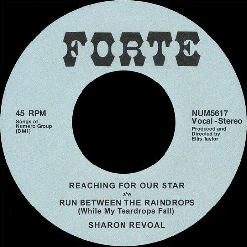 Sharon Revoal - Reaching for Our Star B/ W Run Between the Raindrops [7"] [Natural White Vinyl]