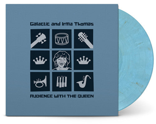 Galactic with Irma Thomas - Audience With The Queen [Indie-Exclusive Sky Blue and Gold Vinyl]