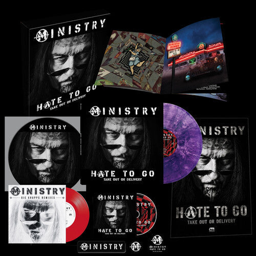 [PRE-ORDER] Ministry - Hate To Go: Take Out Or Delivery [Purple & Black Vinyl] [Release Date: 10/30/2026]