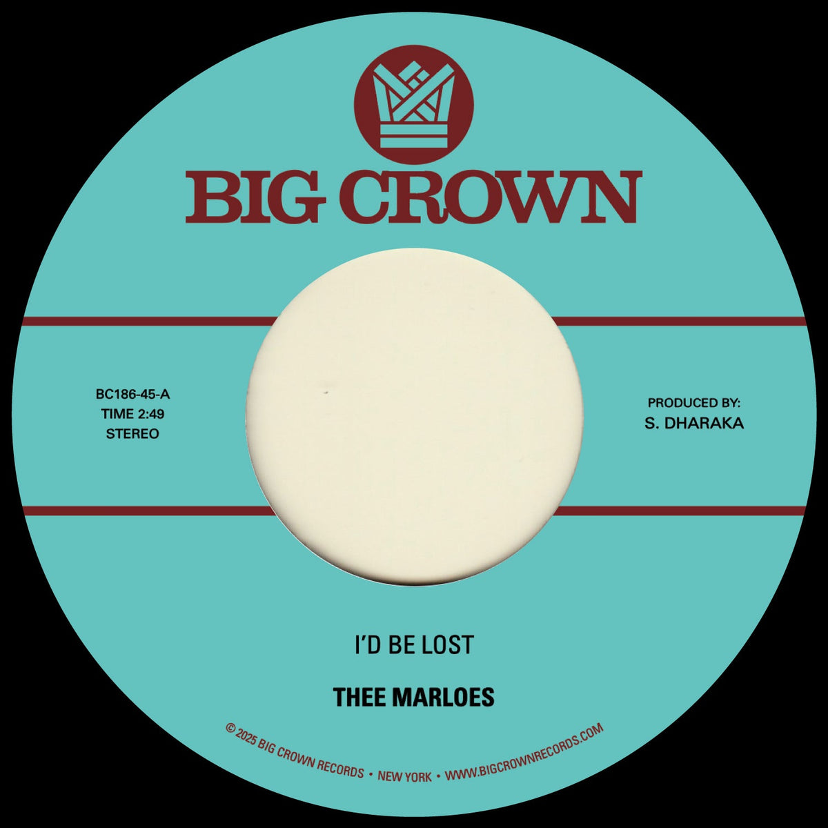 Thee Marloes - I'd Be Lost b/w What's On Your Mind [7"]