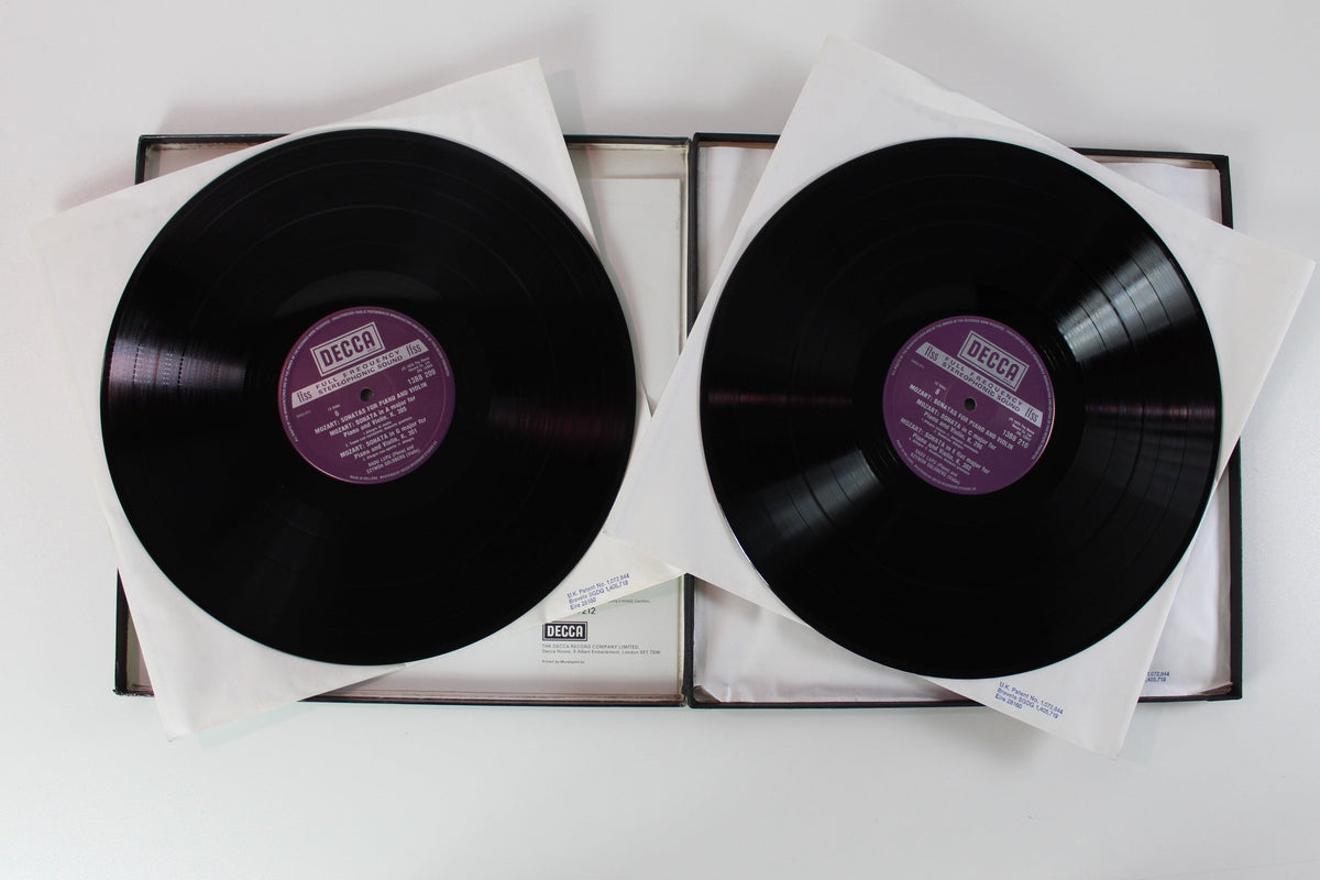 Wolfgang Amadeus Mozart: Radu Lupu & Szymon Goldberg - Sonatas For Piano And Violin on Decca UK Box Set