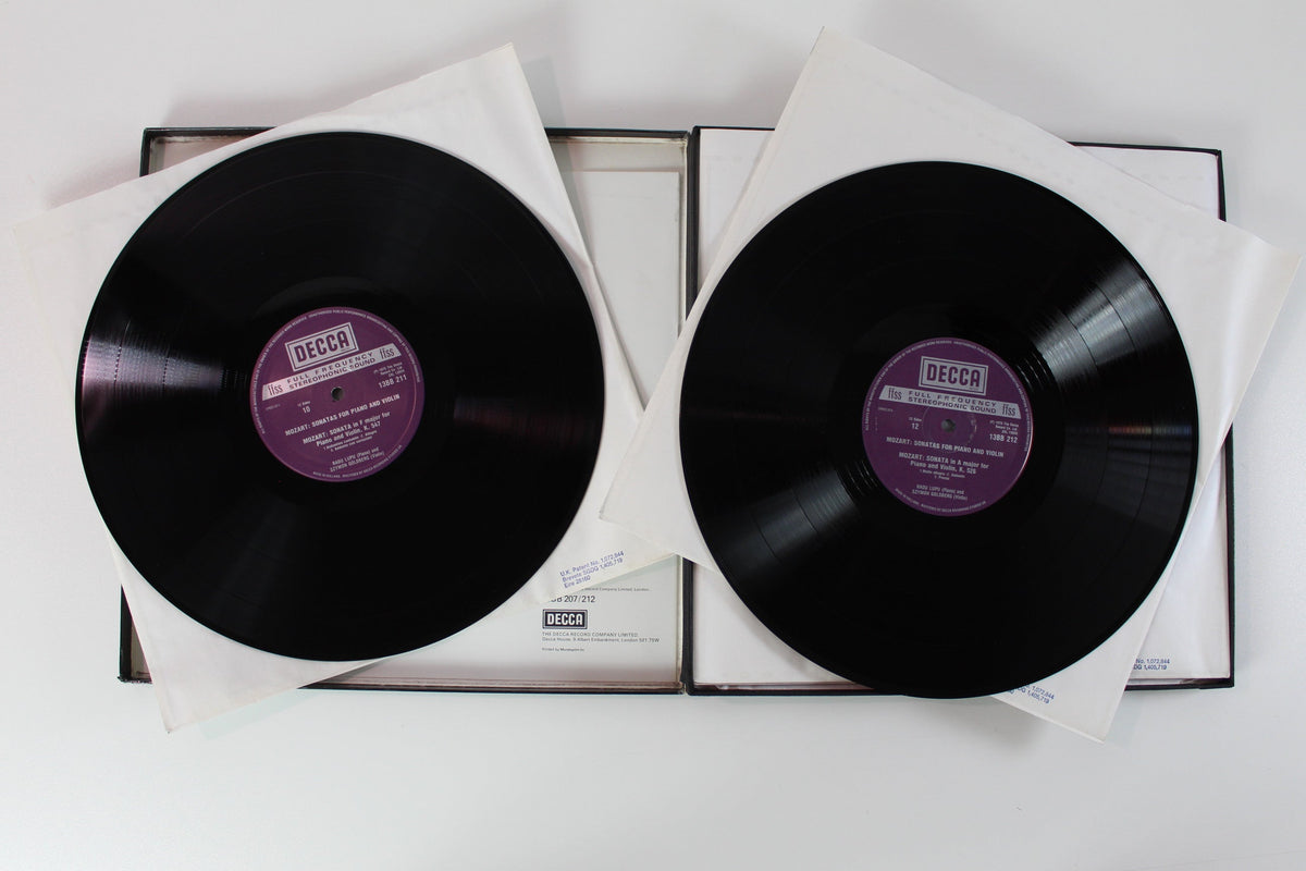 Wolfgang Amadeus Mozart: Radu Lupu & Szymon Goldberg - Sonatas For Piano And Violin on Decca UK Box Set