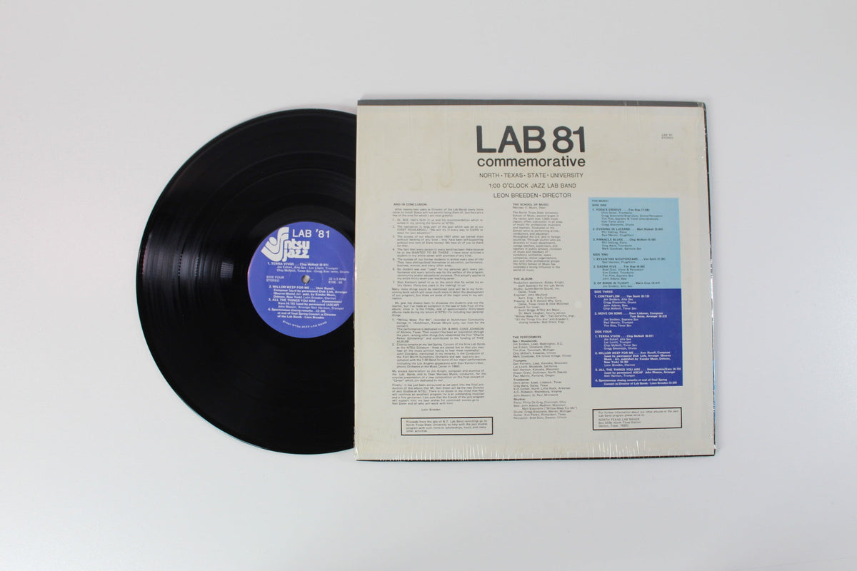 1:00 O'Clock Lab Band, Leon Breeden - Lab 81 Commemorative on NTSU Lab Jazz