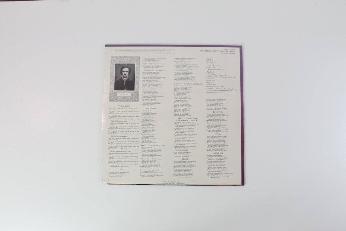 Glass Prism - Poe Through The Glass Prism on RCA Victor Sealed