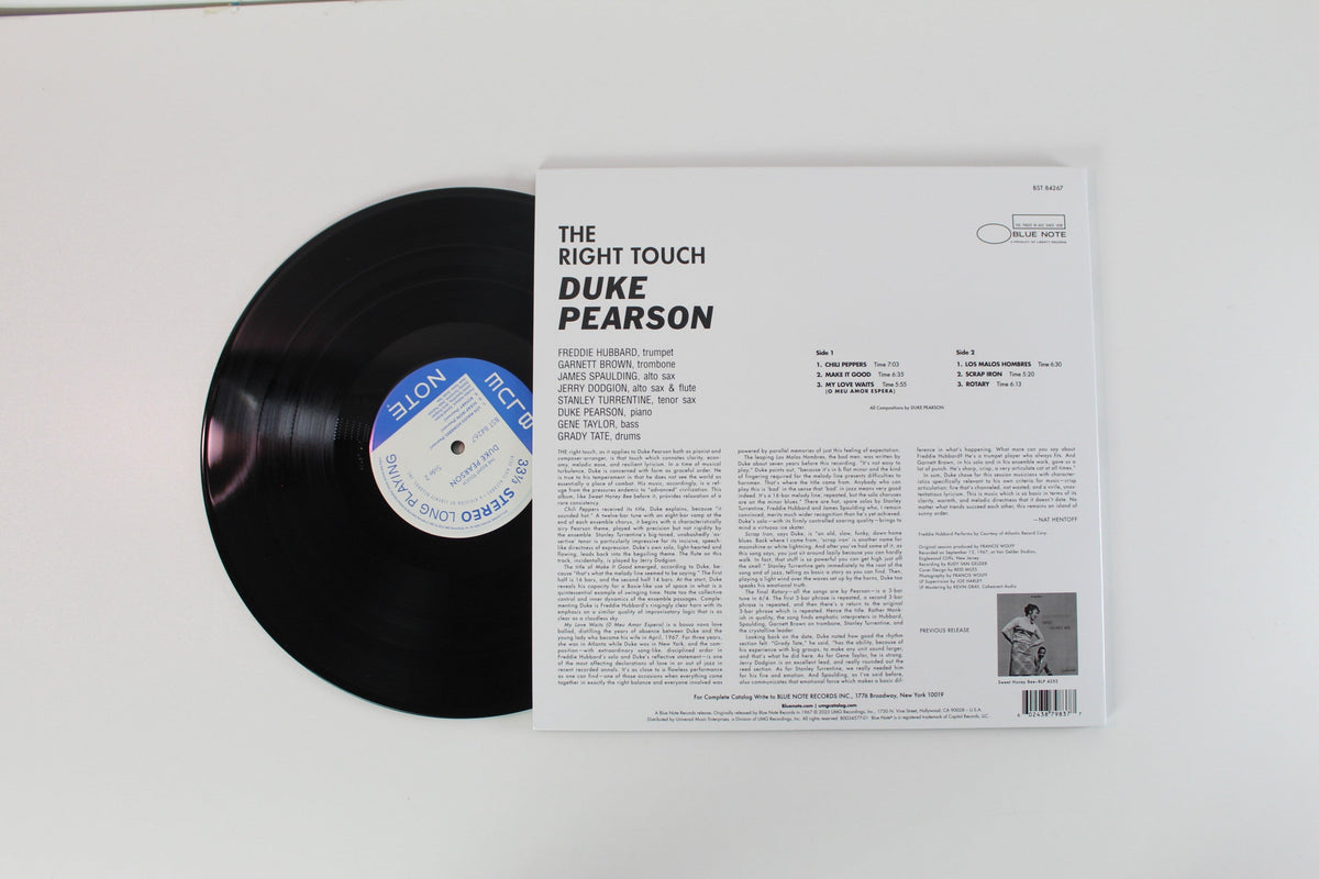 Duke Pearson - The Right Touch on Blue Note - Blue Note Tone Poet Series - Reissue