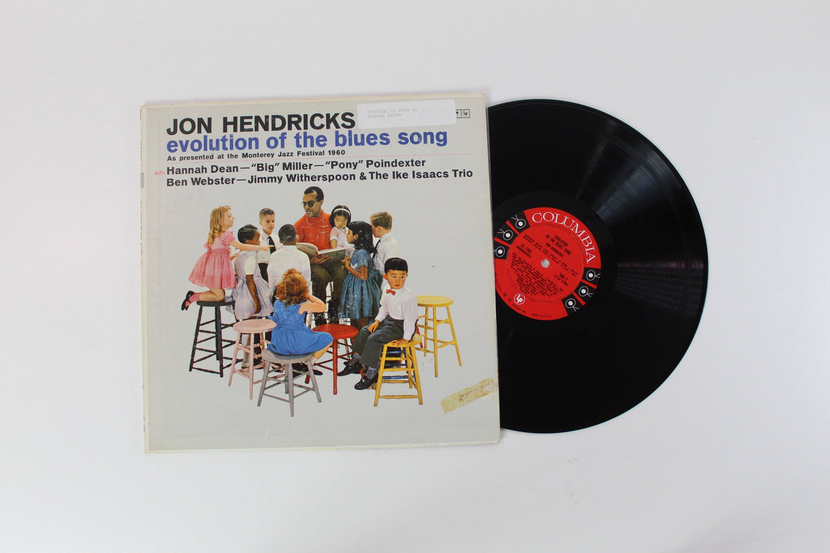 Jon Hendricks - Evolution Of The Blues Song on Columbia – Mono