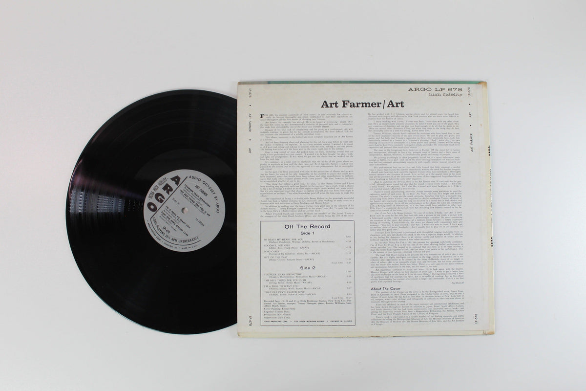 Art Farmer - Art on Argo – Mono
