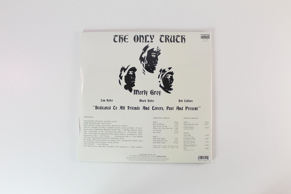 Morly Grey - The Only Truth on Sundazed Reissue Sealed