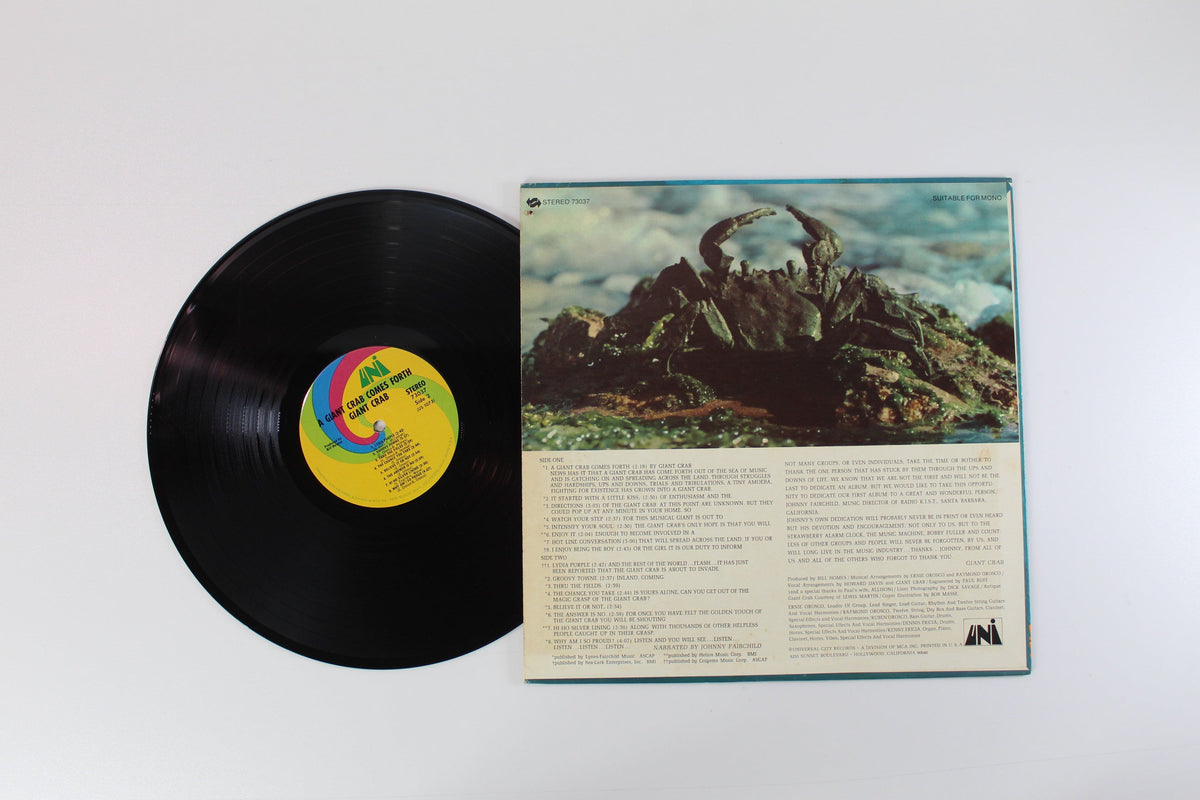 Giant Crab - A Giant Crab Comes Forth on UNI Records