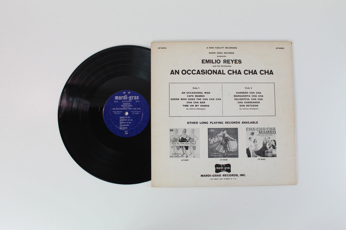 Emilio Reyes And His Orchestra - An Occasional Cha Cha Cha on Mardi-Gras Records