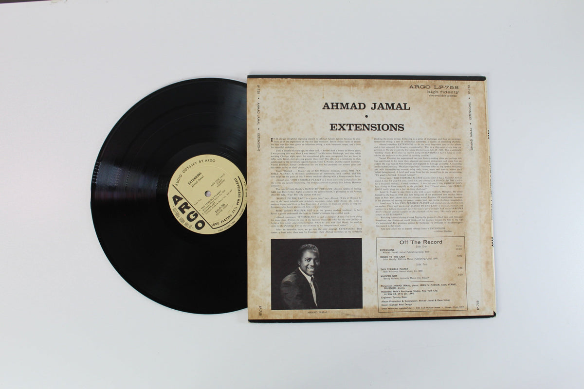 Ahmad Jamal - Extensions on Argo - Mono - Promo