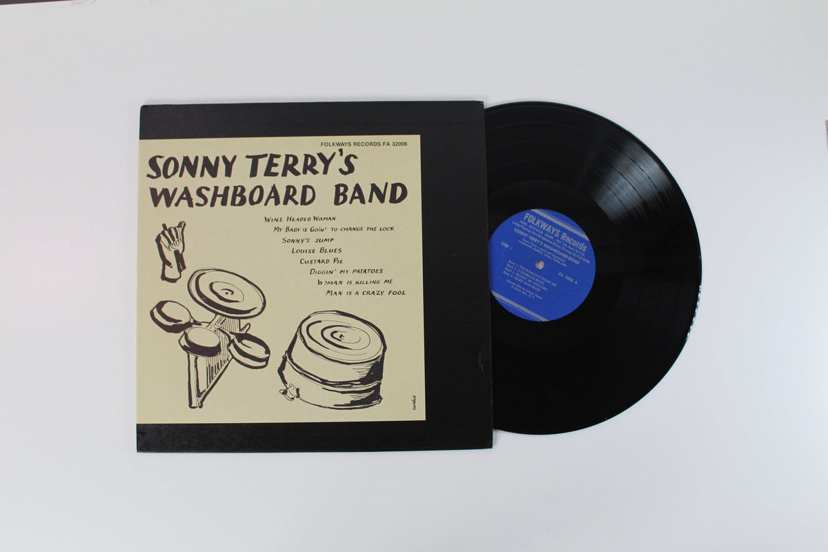 Sonny Terry - Sonny Terry's Washboard Band on Folkways Records - Reissue