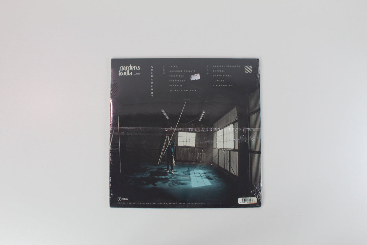 Gardens & Villa - Music For Dogs on Secretly Canadian - Sealed - Clear Vinyl