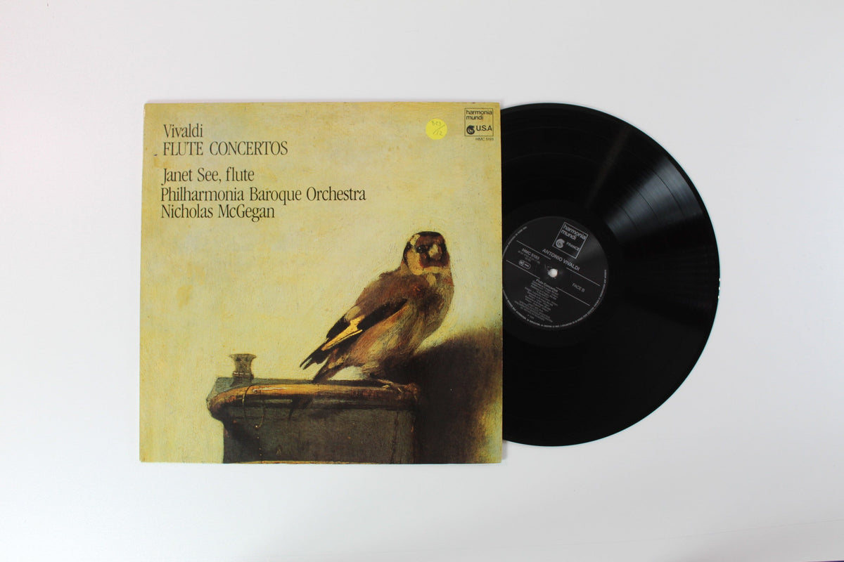 Antonio Vivaldi Janet See Philharmonia Baroque Orchestra Nicholas McGegan - Flute Concertos on Harmonia Mundi