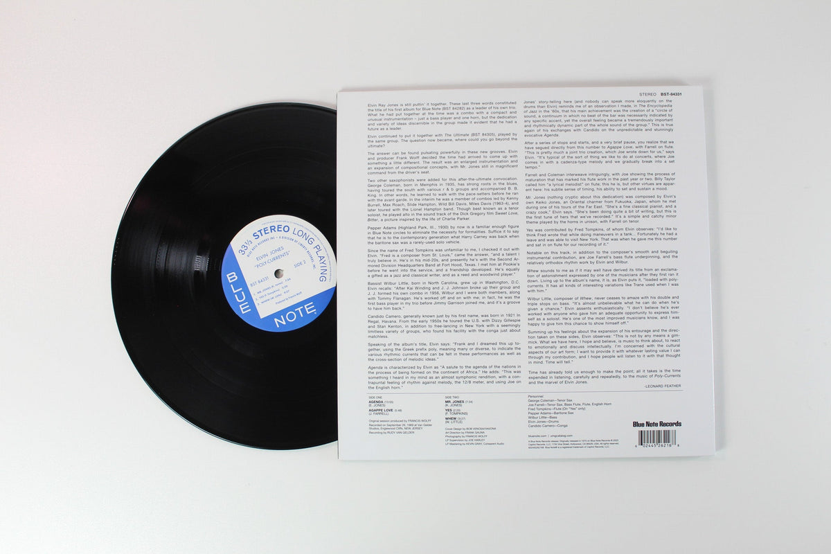 Elvin Jones - Poly-Currents on Blue Note Tone Poet Series Reissue