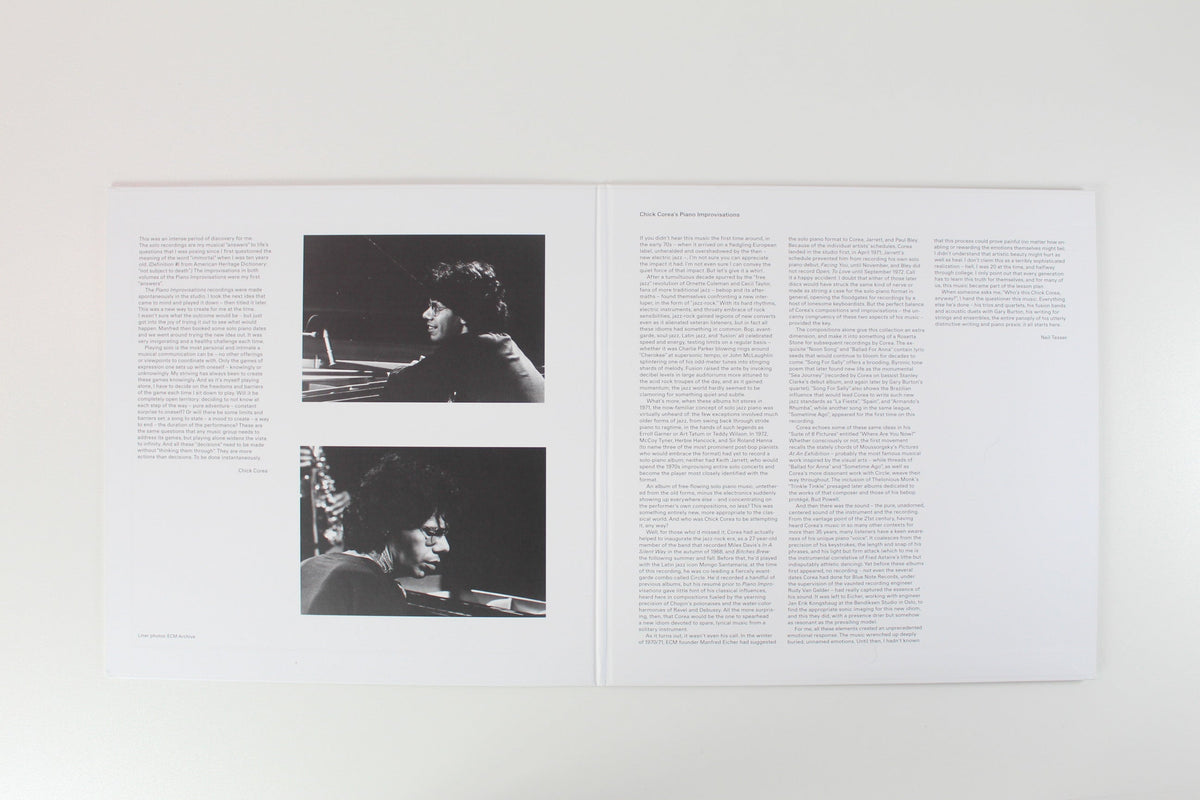Chick Corea - Piano Improvisations Vol. 1 on ECM Records - Luminessence Series