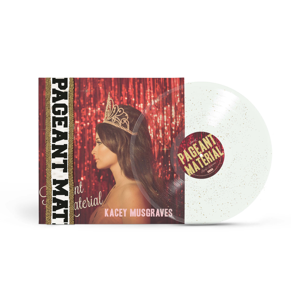 Kacey Musgraves - Pageant Material (10 Year Anniversary) [Clear Gold Glitter Vinyl]