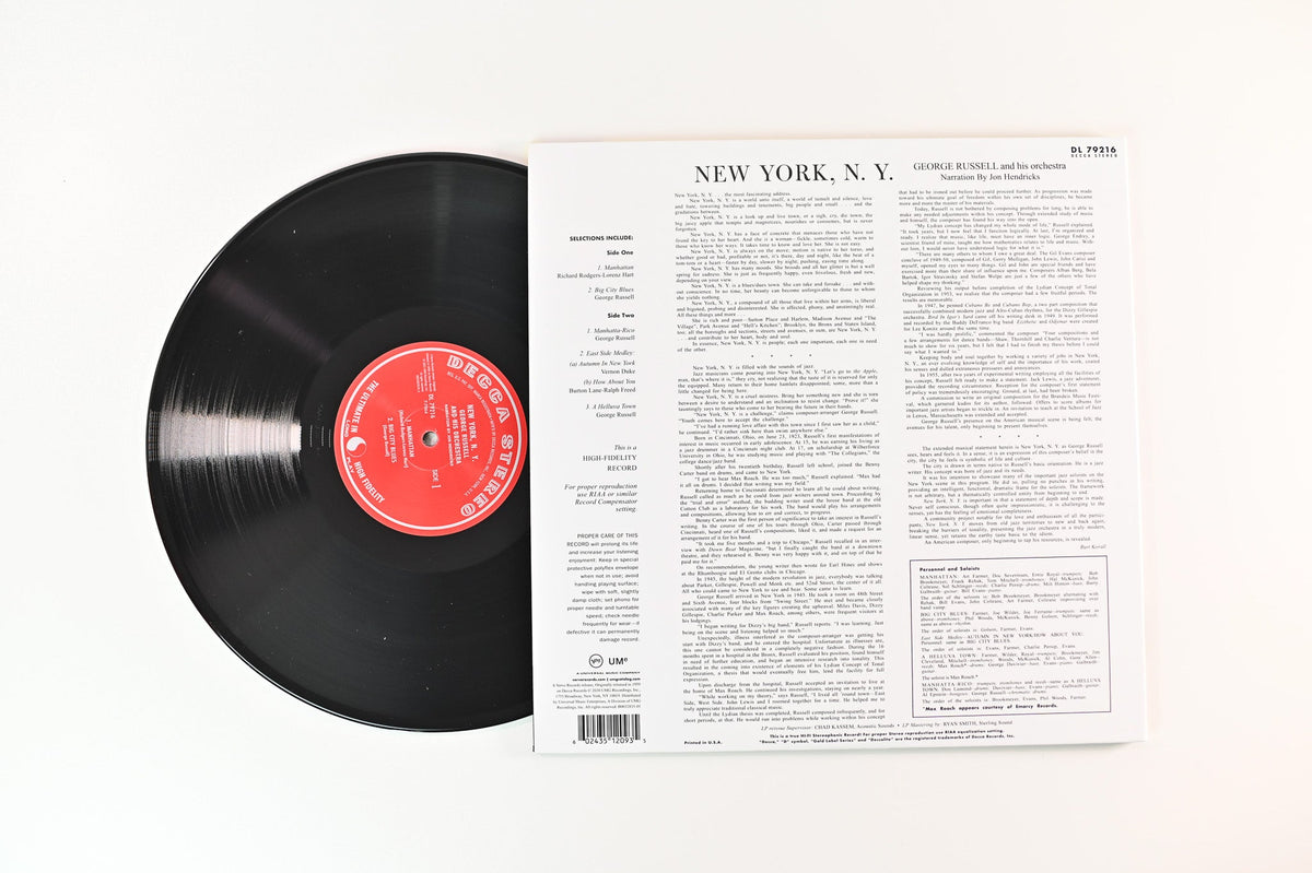 George Russell Orchestra - New York, N.Y. on Verve Acoustic Sounds Series