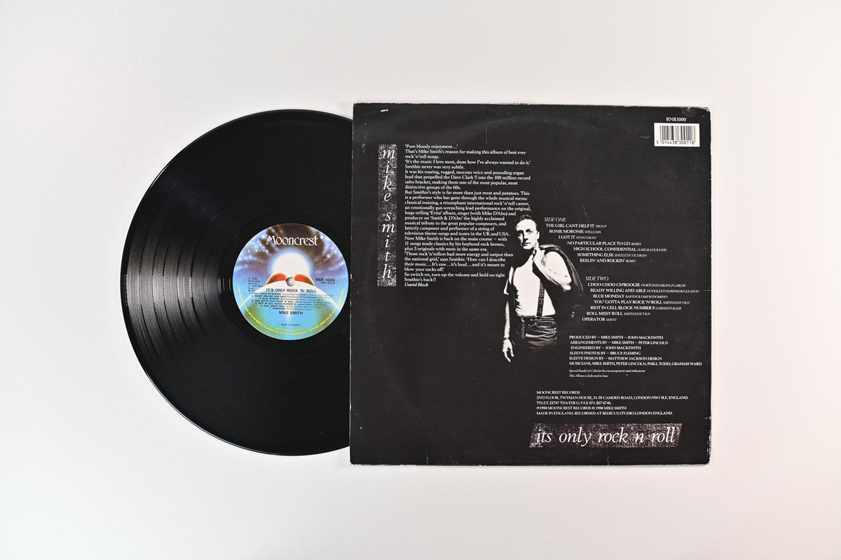 Mike Smith - Its Only Rock N Roll on Mooncrest UK Pressing