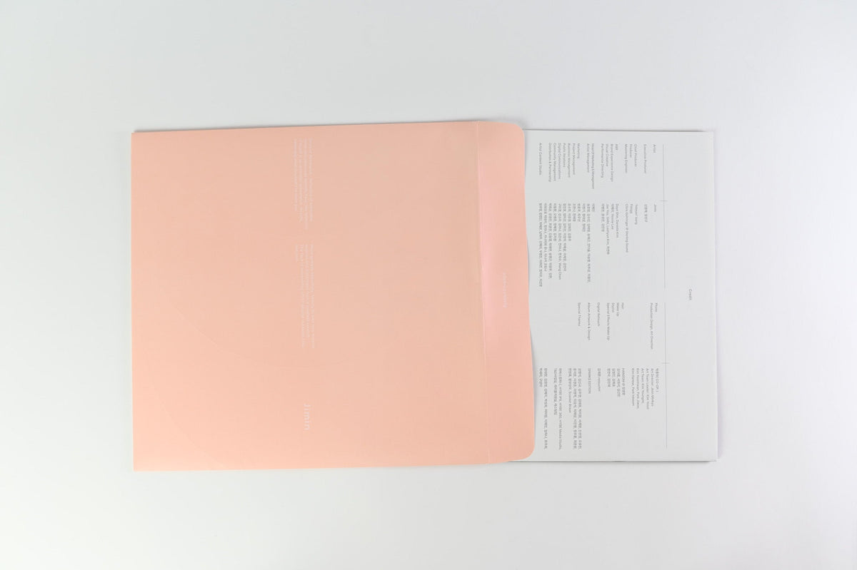 Jimin - Face on Bighit Music White Vinyl