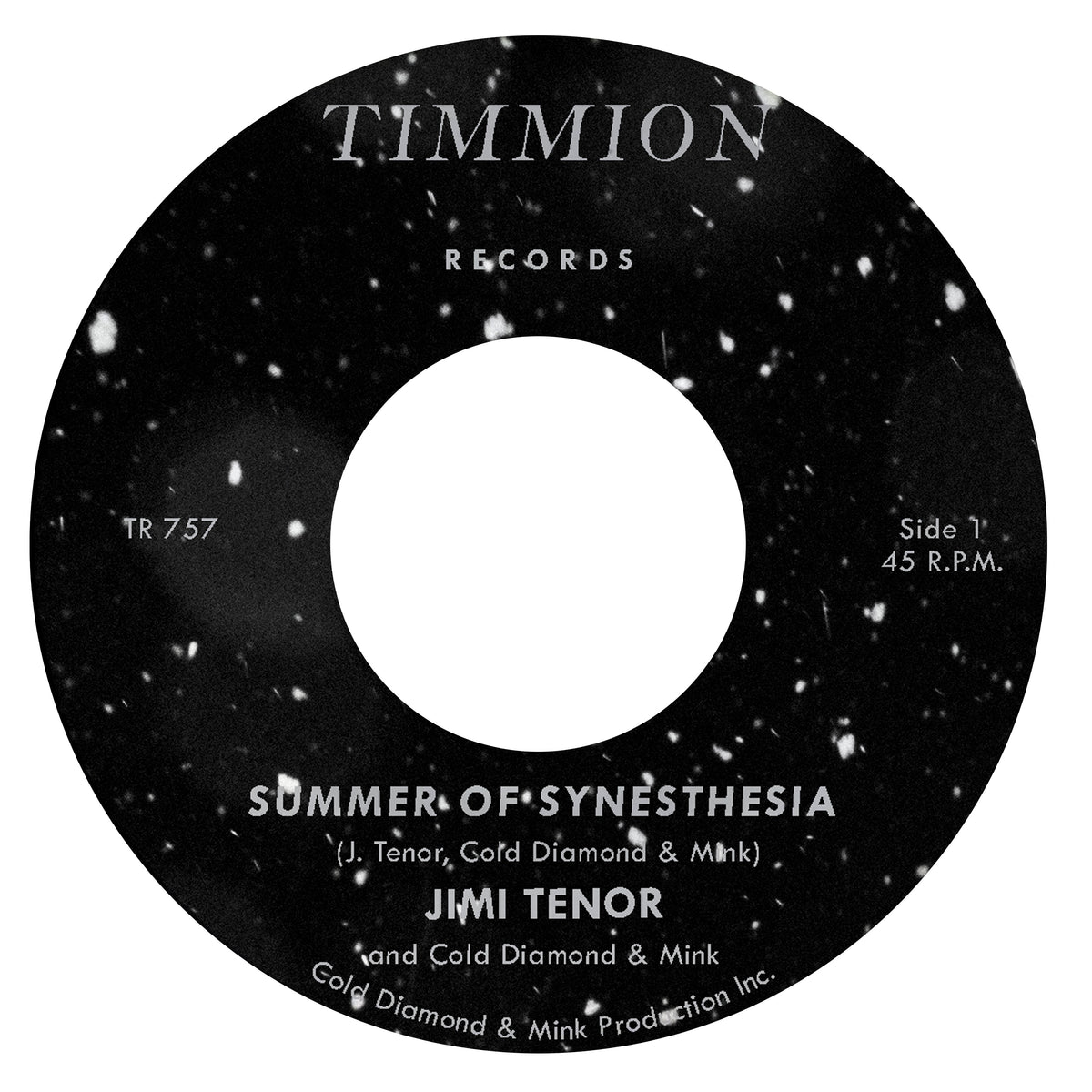 Jimi Tenor & Cold Diamond & Mink - Summer Of Synesthesia [7"] [Transparent Vinyl]