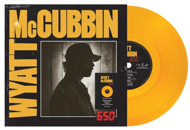 [PRE-ORDER] Wyatt McCubbin - 650 [Yellow Vinyl] [Release Date: 10/16/2026]