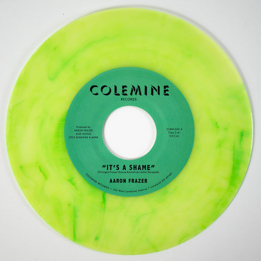 Aaron Frazer - It's A Shame / The Fool [Natural w/ Opaque Green Swirl 7"]