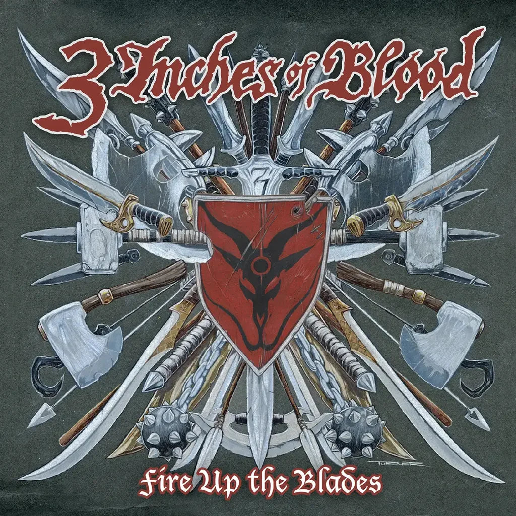 3 Inches of Blood - Fire Up The Blades [Crimson Fire Vinyl]